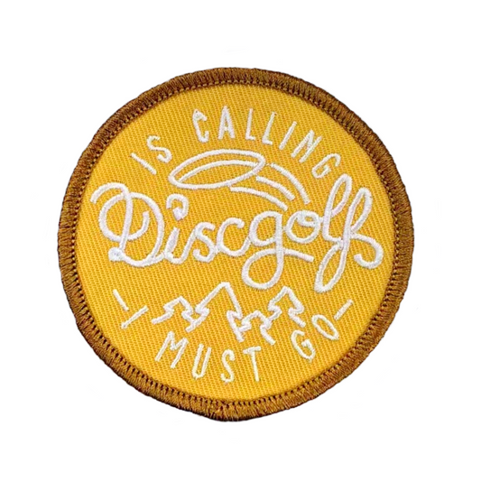 Discgolf is Calling Yellow Patch