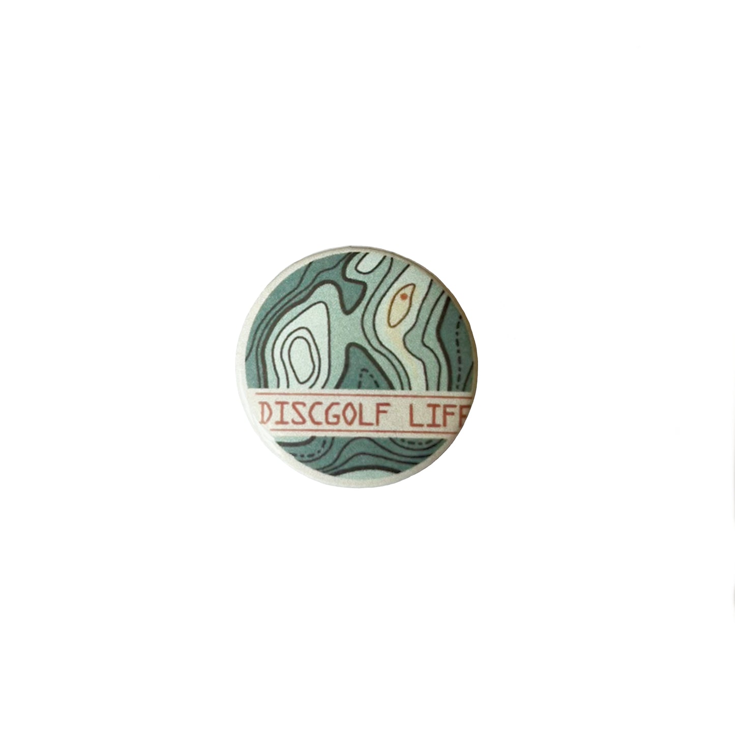 Discgolf Topography Pin